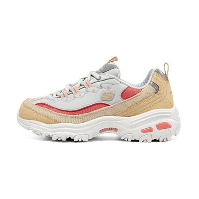 (W) Skechers D'Lites 1.0 'Milk Tea Bear Grapefruit Soda'