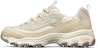 (W) Skechers D'Lites 1.0 Kasut Lari Rendah Putih 149238-NAT