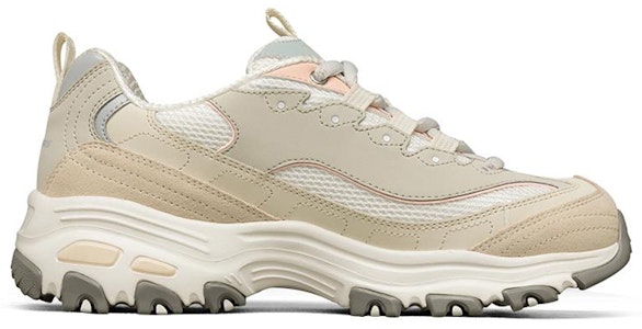 (W) Skechers D'Lites 1.0 Sepatu Lari Rendah Putih 149238-NAT Order (W) Skechers D'Lites 1.0 Sepatu Lari Rendah Putih 149238-NAT