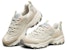 (W) Skechers D'Lites 1.0 Kasut Lari Rendah Putih 149238-NAT