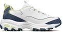 Order (W) Skechers D'Lites 1.0 Kasut Lari Rendah Putih/Biru/Hijau 13167-WNVL