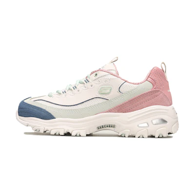 (W) Skechers D'Lites 1.0 Low Running Shoes Pink