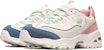(W) Skechers D'Lites 1.0 Kasut Lari Wanita Rendah Warna Merah Jambu 13167-NTPK