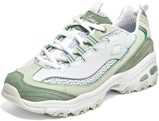 (Women) Skechers D'LITES 1.0 'Green' 896209-SAGE Lookbook (Women) Skechers D'LITES 1.0 'Green' 896209-SAGE