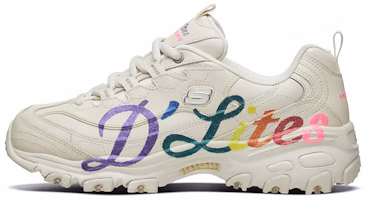 (Women) Skechers D'Lites 1.0 low Dad Shoes GS White '' 13165-NTMT (Women) Skechers D'Lites 1.0 low Dad Shoes GS White '' 13165-NTMT