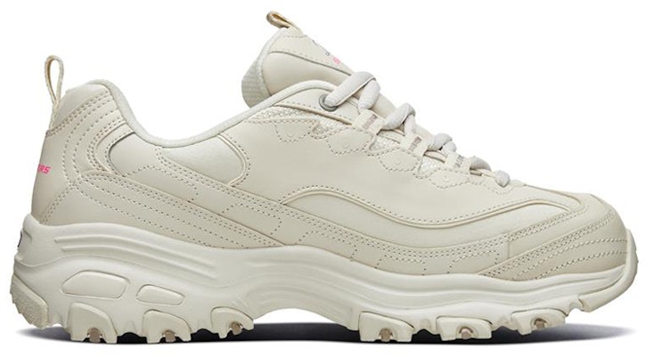 (Women) Skechers D'Lites 1.0 low Dad Shoes GS White '' 13165-NTMT Order (Women) Skechers D'Lites 1.0 low Dad Shoes GS White '' 13165-NTMT