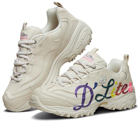 (Women) Skechers D'Lites 1.0 low Dad Shoes GS White '' 13165-NTMT Lookbook (Women) Skechers D'Lites 1.0 low Dad Shoes GS White '' 13165-NTMT