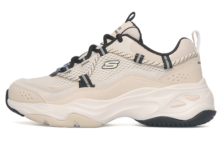 (W) Skechers D'Lites 1.0 'White Cream'