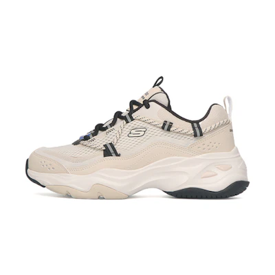 (W) Skechers D'Lites 1.0 'White Cream'