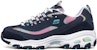 (W) Skechers D'Lites 1.0 Kasut Lari Low-Top Biru 149467-NVMT