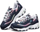 Lookbook (W) Skechers D'Lites 1.0 Kasut Lari Low-Top Biru 149467-NVMT