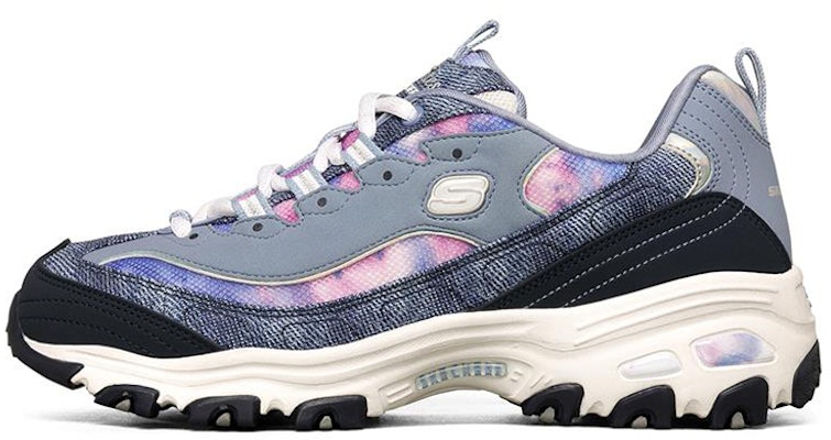 (Women) Skechers D'Lites 1.0 Low-Top Daddy Shoes Blue 149251-NVMT Buy (Women) Skechers D'Lites 1.0 Low-Top Daddy Shoes Blue 149251-NVMT