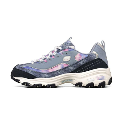 (W) Skechers D'Lites 1.0 Low-Top Daddy Shoes Blue