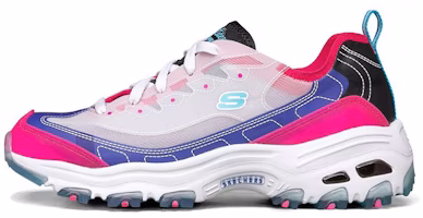 (Women) Skechers D'Lites 1.0 Low Top Running Shoes Red 149235-BLHP (Women) Skechers D'Lites 1.0 Low Top Running Shoes Red 149235-BLHP