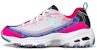 (W) Skechers D'Lites 1.0 Kasut Lari Rendah Merah 149235-BLHP