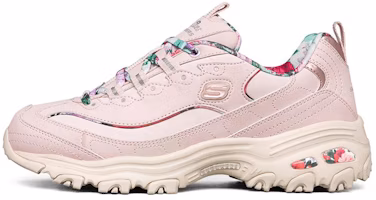 (Women) Skechers D'Lites 1.0 Low-Top Running Shoes Pink 149464-PKMT (Women) Skechers D'Lites 1.0 Low-Top Running Shoes Pink 149464-PKMT