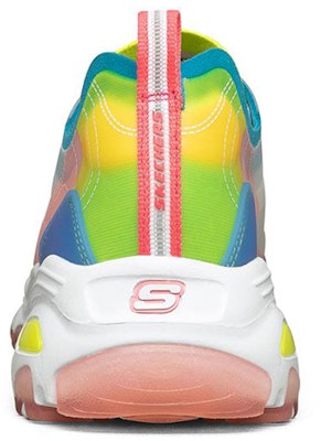 Skechers D‘LITES 1.0 防滑耐磨 低筒 運動休閒鞋 女款 粉藍黃 Shop Skechers D‘LITES 1.0 防滑耐磨 低筒 運動休閒鞋 女款 粉藍黃