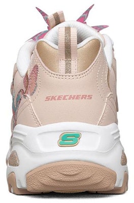 Skechers D'LITES 1.0 低幫 運動休閒鞋 女款 粉蝴蝶 Lookbook Skechers D'LITES 1.0 低幫 運動休閒鞋 女款 粉蝴蝶