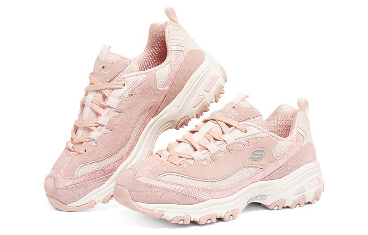 (W) Skechers D'Lites 1.0 'Pink White' 圖 3
