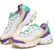 (W) Skechers D'Lites 1.0 Kasut Lari Rendah Ungu/Hijau 149235-PRTQ