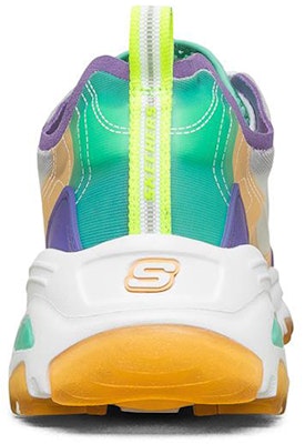(Women) Skechers D'Lites 1.0 Low-Top Running Shoes Purple/Green 149235-PRTQ Shop (Women) Skechers D'Lites 1.0 Low-Top Running Shoes Purple/Green 149235-PRTQ
