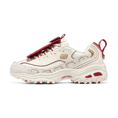 (W) Skechers 'White Red'