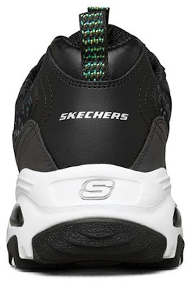 Skechers D'Lites 1.0 復古休閒老爹鞋 女款 黑 Shop Skechers D'Lites 1.0 復古休閒老爹鞋 女款 黑