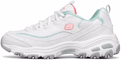(Women) Skechers D Lites 1.0 low Running Shoes White 99999863-WLB (Women) Skechers D Lites 1.0 low Running Shoes White 99999863-WLB