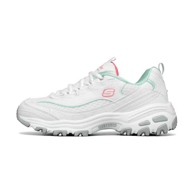 (W) Skechers D Lites 1.0 low Running Shoes White