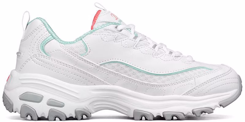 (Women) Skechers D Lites 1.0 low Running Shoes White 99999863-WLB Order (Women) Skechers D Lites 1.0 low Running Shoes White 99999863-WLB
