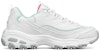 (W) Skechers D Lites 1.0 Kasut Larian Rendah Putih 99999863-WLB