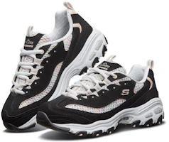 Lookbook (Women) Skechers D'lites 1.0 13144-BKLP