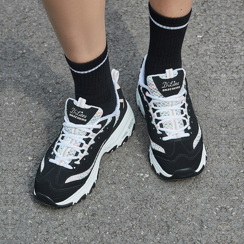 Details for (W) Skechers D'lites 1.0 Sepatu Sneaker Wanita Pria 13144-BKLP