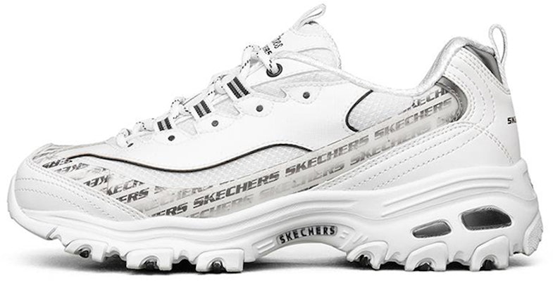 (Women) Skechers D'Lites 1.0 low Sneaker White/Black 149232-WBK Buy (Women) Skechers D'Lites 1.0 low Sneaker White/Black 149232-WBK