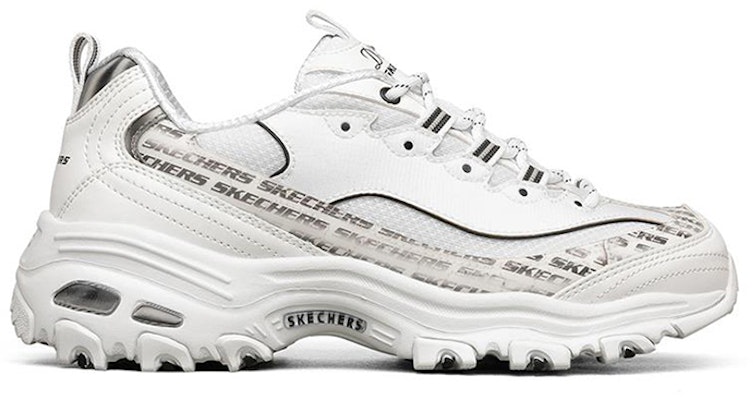 (Women) Skechers D'Lites 1.0 low Sneaker White/Black 149232-WBK Order (Women) Skechers D'Lites 1.0 low Sneaker White/Black 149232-WBK
