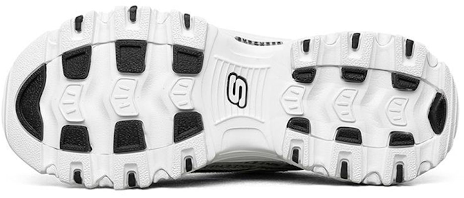 (Women) Skechers D'Lites 1.0 low Sneaker White/Black 149232-WBK Purchase (Women) Skechers D'Lites 1.0 low Sneaker White/Black 149232-WBK
