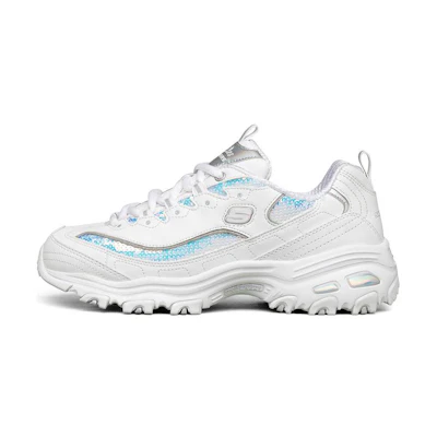 (W) Skechers D'LITES 1.0 'White Blue'