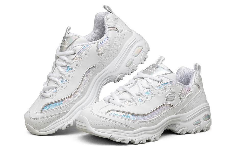 (W) Skechers D'LITES 1.0 'White Blue' 圖 3