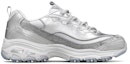 Order (W) Skechers D'Lites 1.0 Sepatu Lari Rendah Perak 149421-SIL