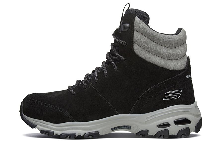 (W) Skechers D'lites 1.0 'Snow Boot Black'
