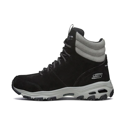 (W) Skechers D'lites 1.0 'Snow Boot Black'