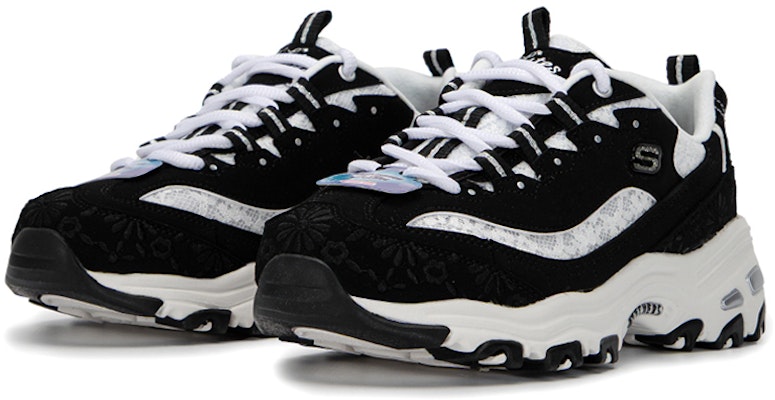 (W) 스케쳐스 디라이트 1.0 '블랙 화이트' 896085-BKW Lookbook (W) 스케쳐스 디라이트 1.0 '블랙 화이트' 896085-BKW