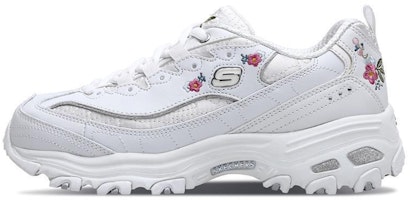 (Women) Skechers D'lites 1.0 White 11977-WHT (Women) Skechers D'lites 1.0 White 11977-WHT