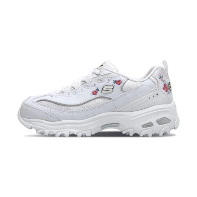 (W) Skechers D'lites 1.0 White