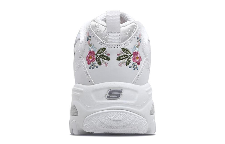 Shop Skechers D‘LITES 1.0 潮流 低筒 復古風鞋 女款 白
