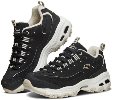 Skechers D‘Lites 1.0 時尚戶外 低筒輕鬆休閒鞋 女款 黑灰褐 加絨 Lookbook Skechers D‘Lites 1.0 時尚戶外 低筒輕鬆休閒鞋 女款 黑灰褐 加絨