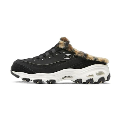 (W) Skechers D'Lites1.0 'Black'