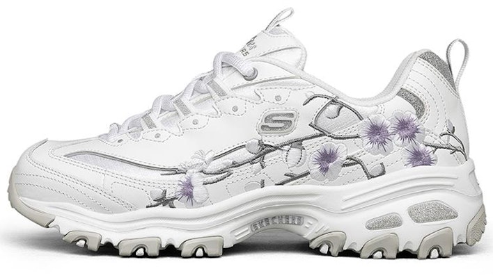 (Women) Skechers D'lites 1.0 Low Cut Running Shoes White 149239-WLV Buy (Women) Skechers D'lites 1.0 Low Cut Running Shoes White 149239-WLV
