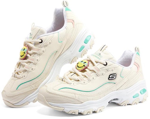(Women) Skechers D'Lites 1.0 'White Teal' 896140-NTMT Lookbook (Women) Skechers D'Lites 1.0 'White Teal' 896140-NTMT