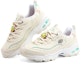 Lookbook (W) Skechers D'Lites 1.0 'Putih Teal' 896140-NTMT